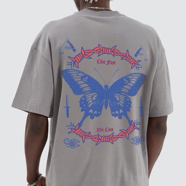 Gust Street Tee Steel Grey