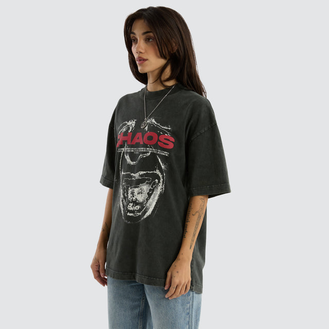 Risk Street Tee Vintage Black