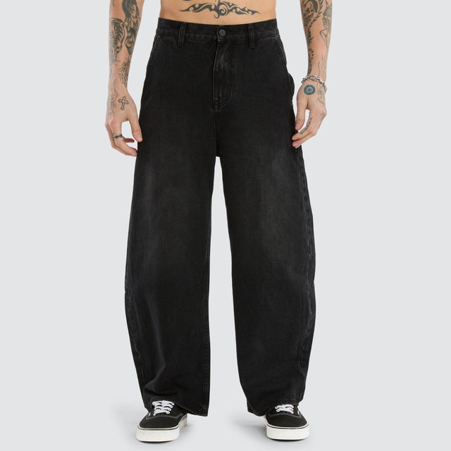 K8 Balloon Jean Vintage Black
