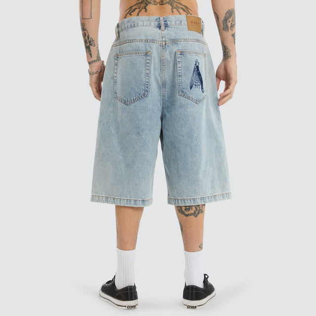K7 Super Baggy Jorts Light Blue