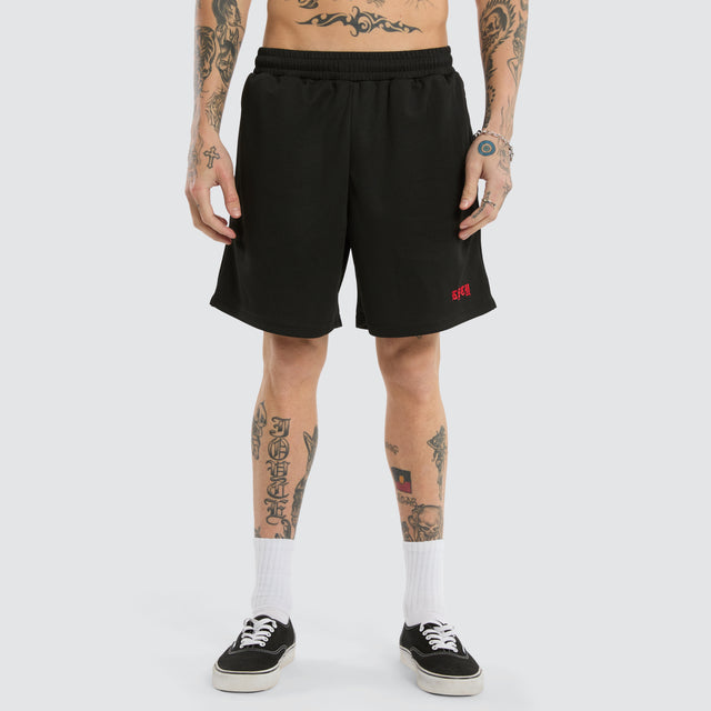 Two Step Basketball Short Jet Black