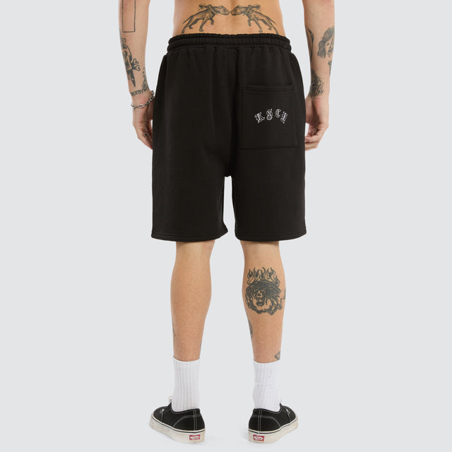 Close Shave Trackshort Jet Black