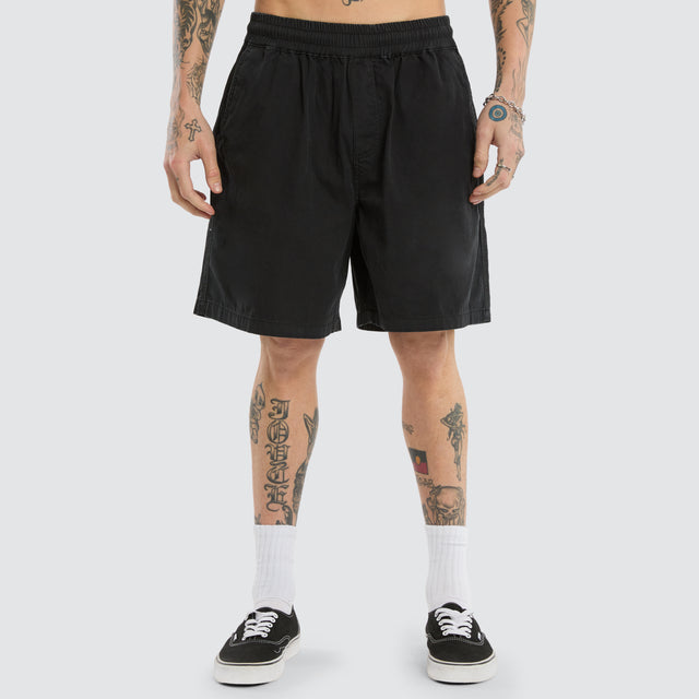 Mosh Baggy Short Jet Black