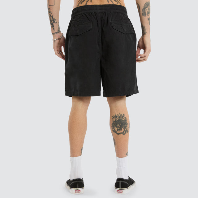 Mosh Baggy Short Jet Black