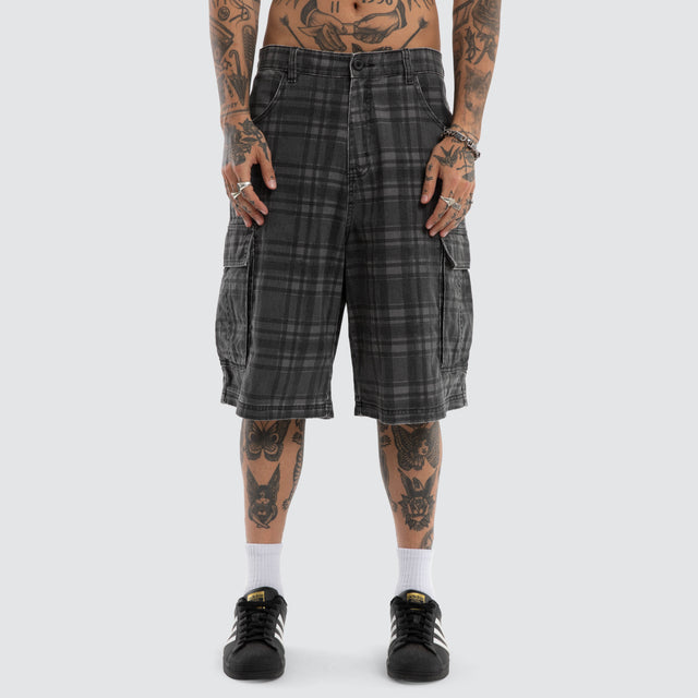 Wilson K7 Super Baggy Short Black Check