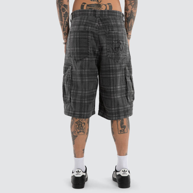 Wilson K7 Super Baggy Short Black Check