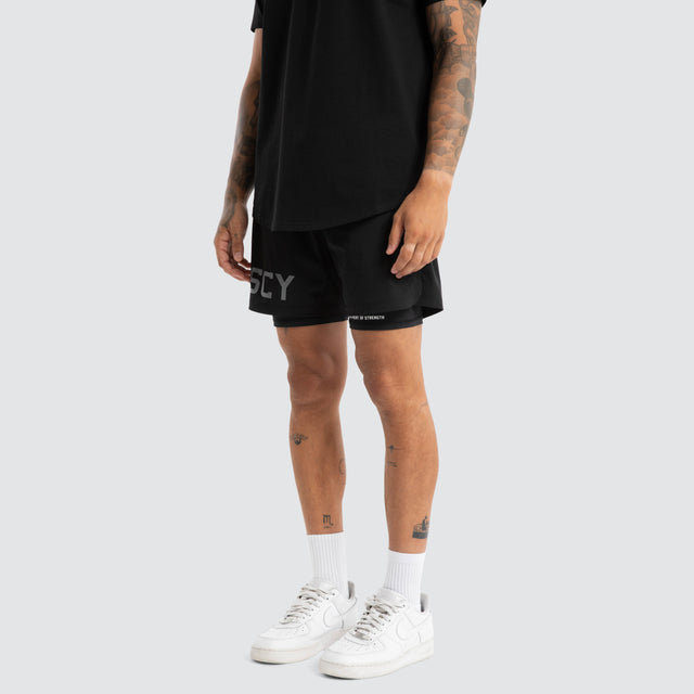 Hybrid 2.0 Sport Short Jet Black