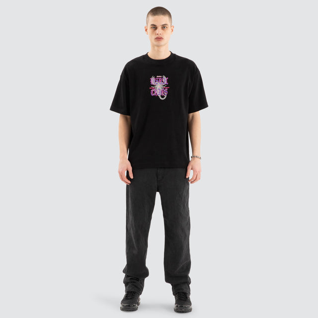 Scorpio Street Tee Jet Black