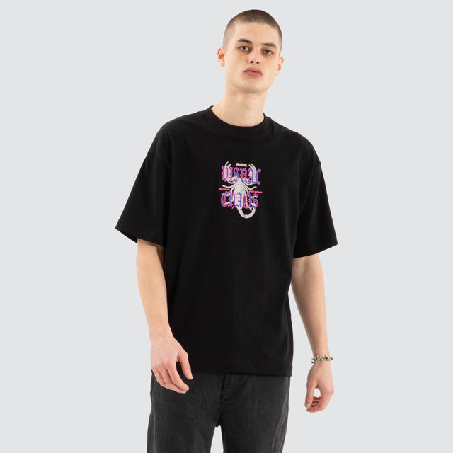 Scorpio Street Tee Jet Black