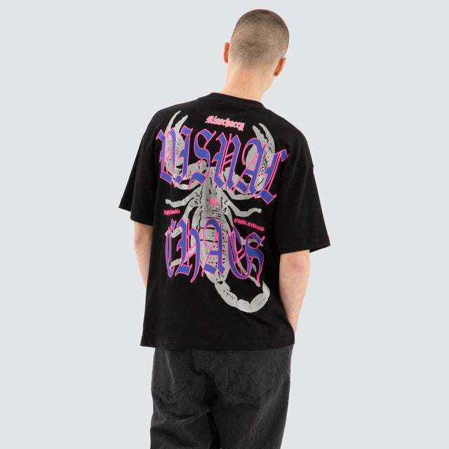 Scorpio Street Tee Jet Black