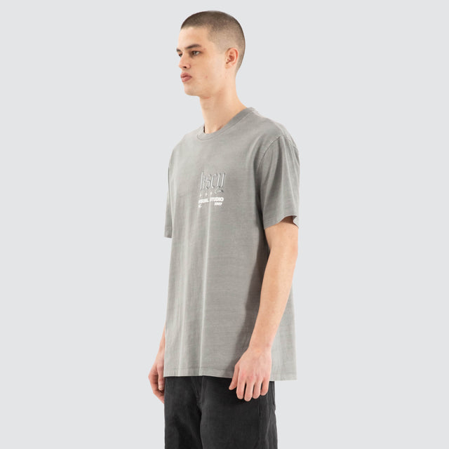 Entangled Relaxed Tee Pigment Frost Grey