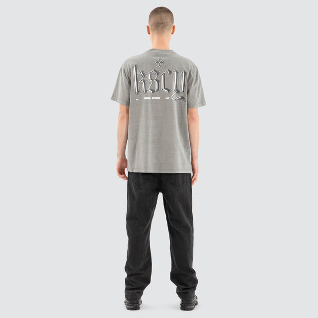 Entangled Relaxed Tee Pigment Frost Grey