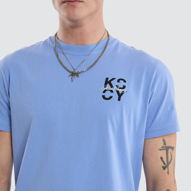 Future Dual Curved Tee Vista Blue
