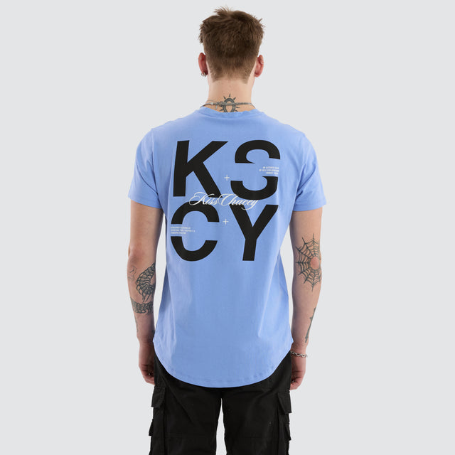 Future Dual Curved Tee Vista Blue