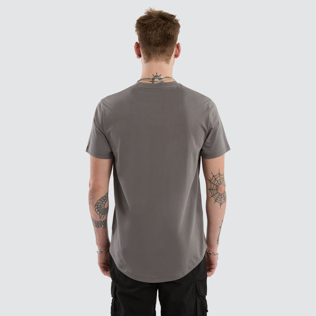 Pronto Dual Curved Tee Charcoal
