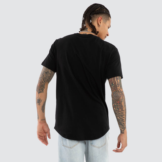 Pronto Dual Curved Tee Jet Black