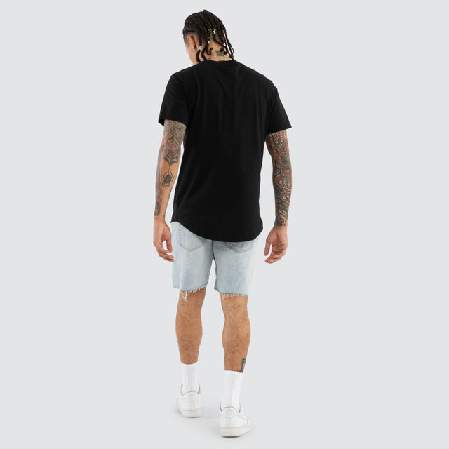 Pronto Dual Curved Tee Jet Black