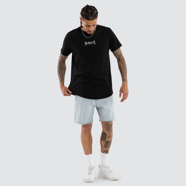 Pronto Dual Curved Tee Jet Black