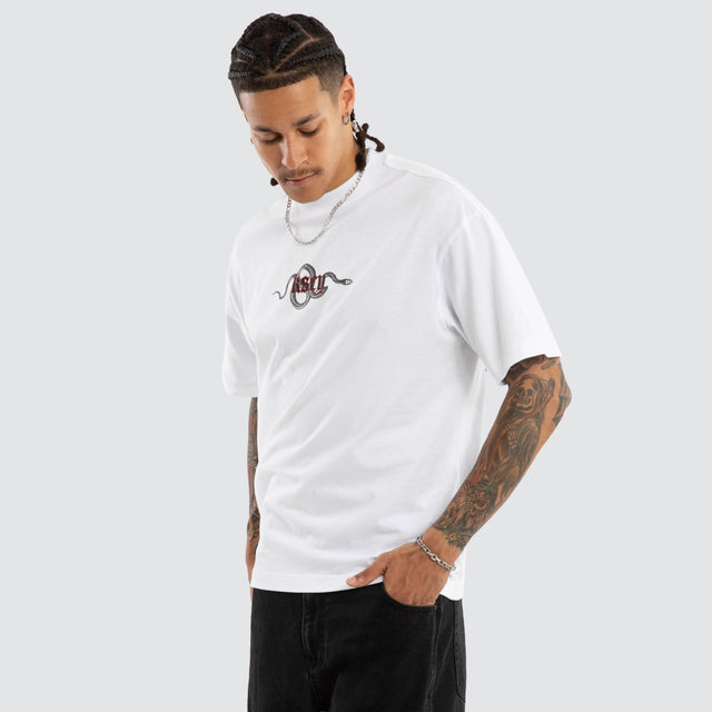 Grave Street Tee Optical White
