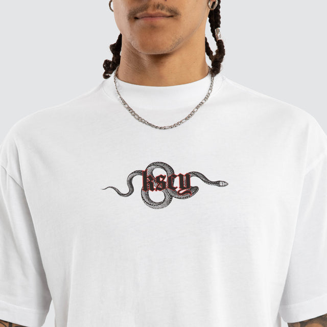 Grave Street Tee Optical White