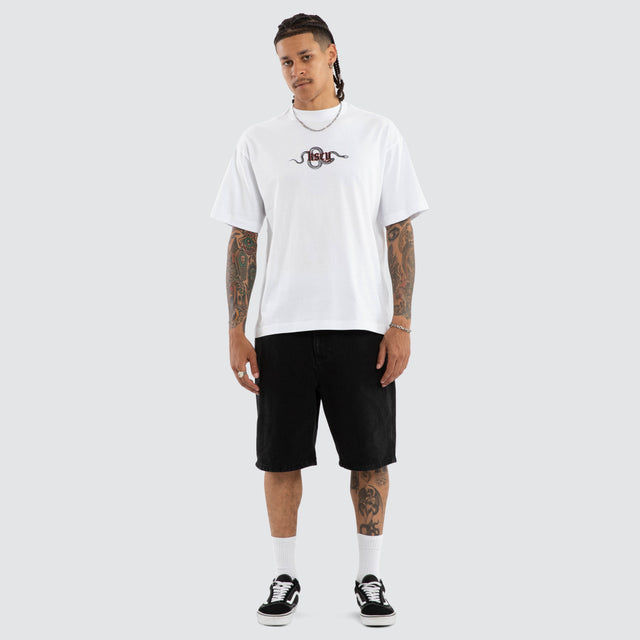 Grave Street Tee Optical White