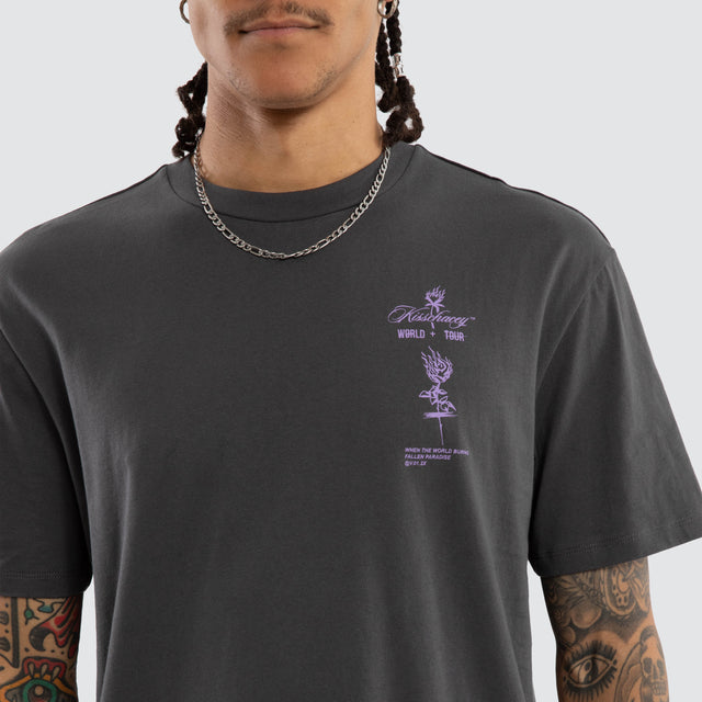 Division Relaxed Tee Asphalt