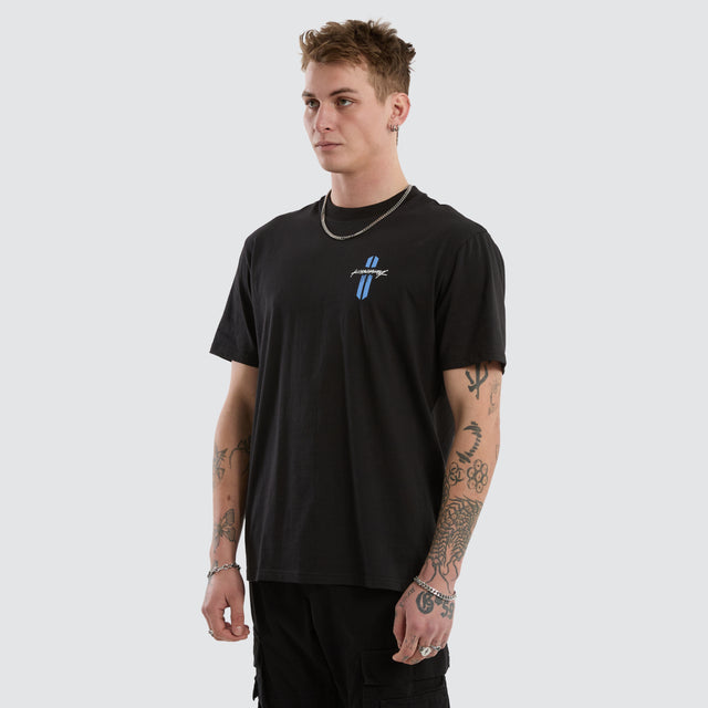 Pillar Relaxed Tee Jet Black
