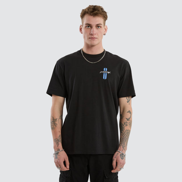 Pillar Relaxed Tee Jet Black