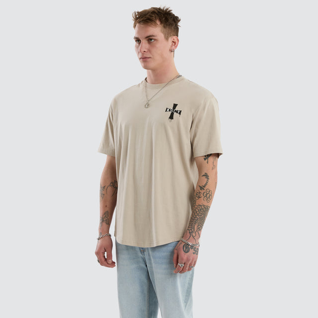 Desolation Box Fit Scoop Tee Dove