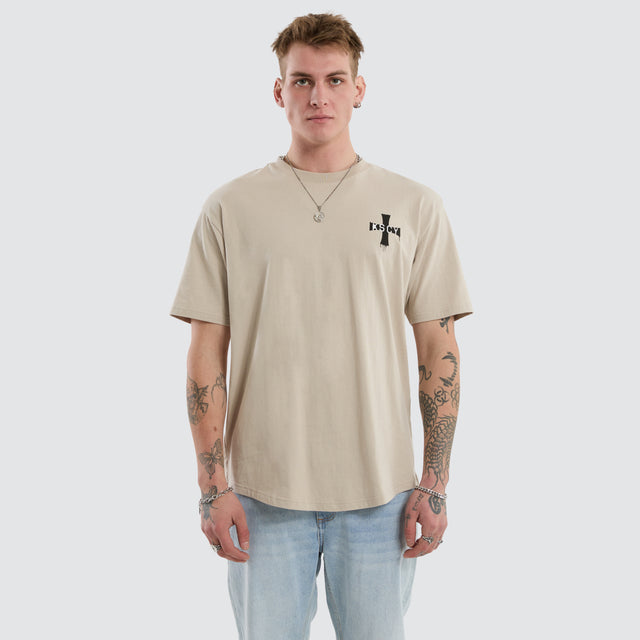 Desolation Box Fit Scoop Tee Dove