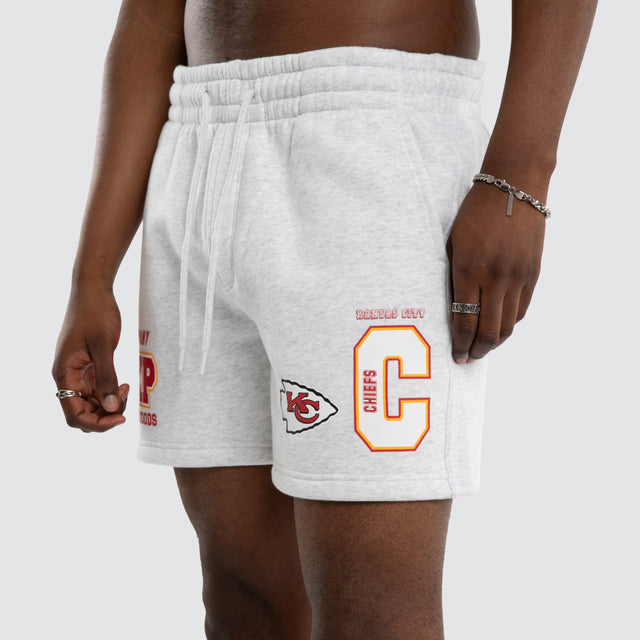 Kansas City Chiefs NFL Sprinter Short Snow Marle