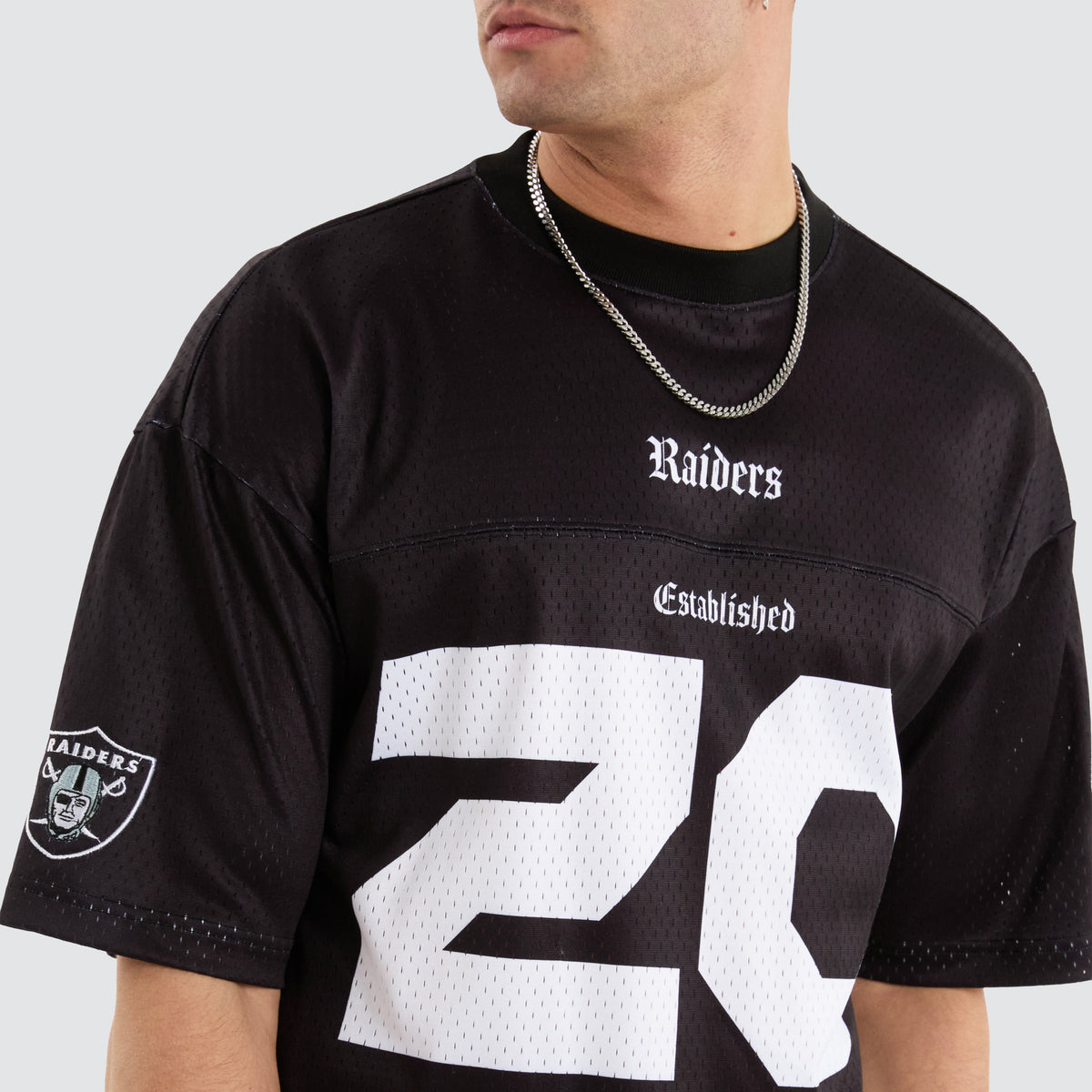 NXP x NFL Las Vegas Raiders Mesh Tee in Black Neverland Store