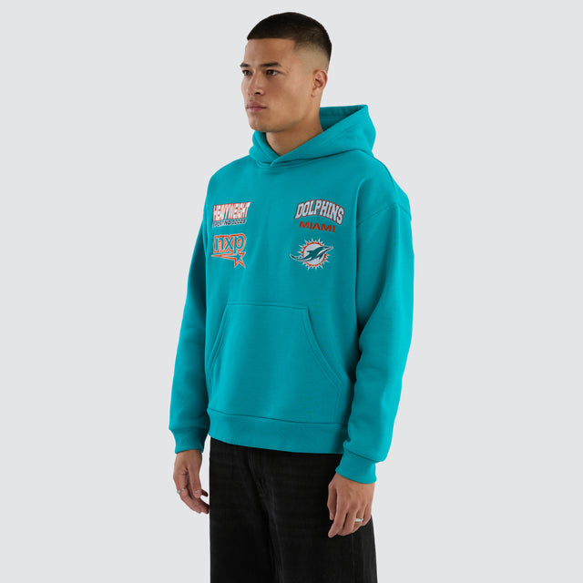 Miami Dolphins NFL Surround Hoodie Aqua