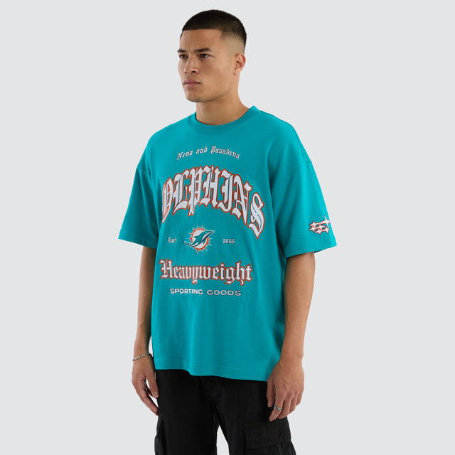 Miami Dolphins NFL Coach Tee Aqua