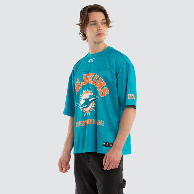 Miami Dolphins NFL Property Tee Aqua
