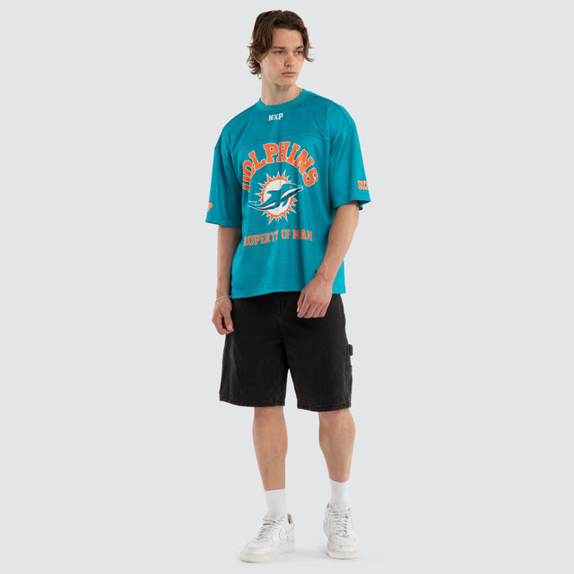 Miami Dolphins NFL Property Tee Aqua