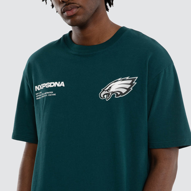Philadelphia Eagles NFL Driven Tee Midnight Green