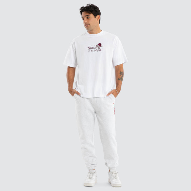 model wears Merch Tracksuit Pant Snow Marle Trackpants Grey - image 2