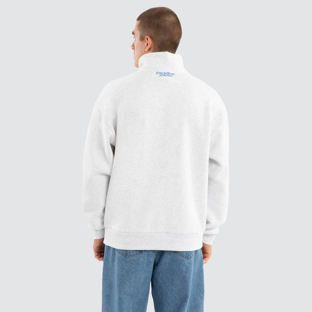 Sunbathe 1/4 Zip Sweater Snow Marle