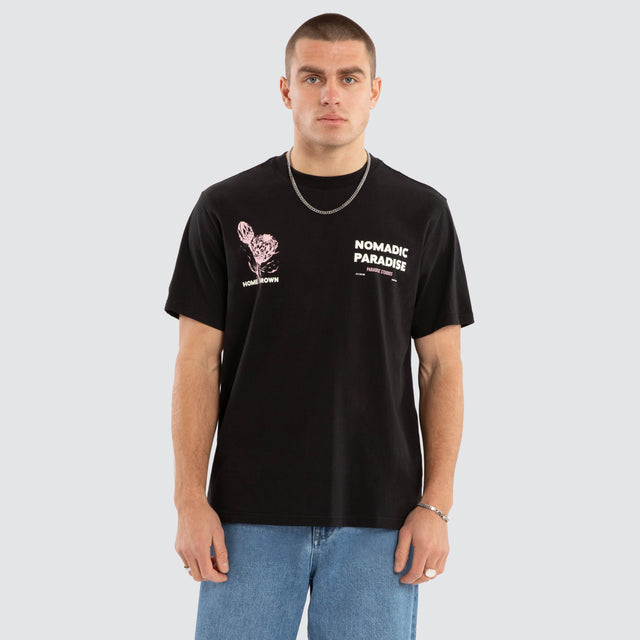 Bask Classic Tee Jet Black