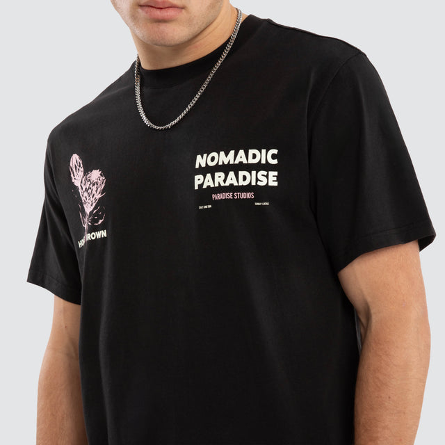 Bask Classic Tee Jet Black