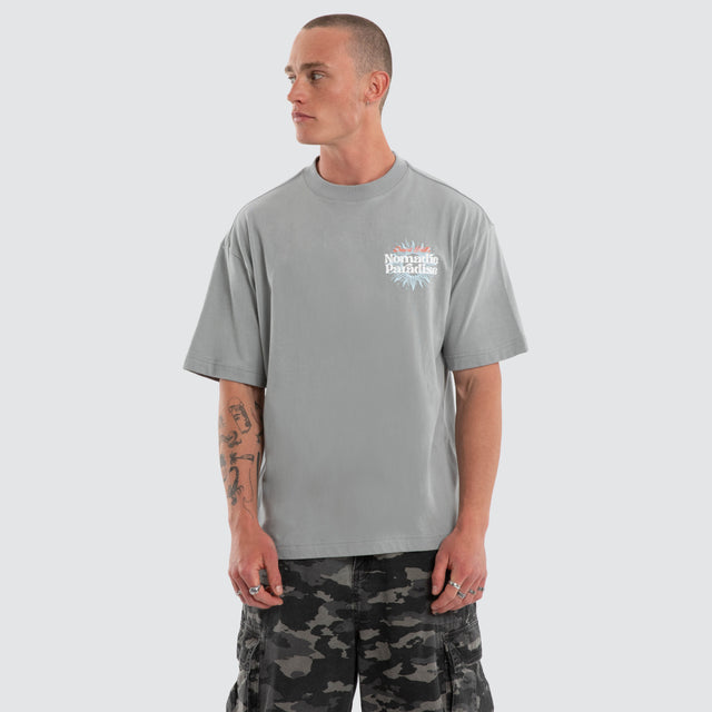 Weatherman Street Tee Neutral Grey