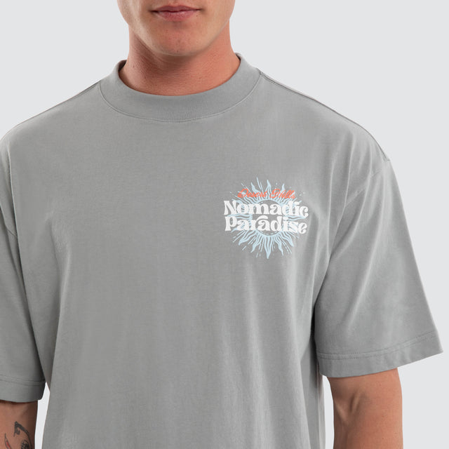 Weatherman Street Tee Neutral Grey