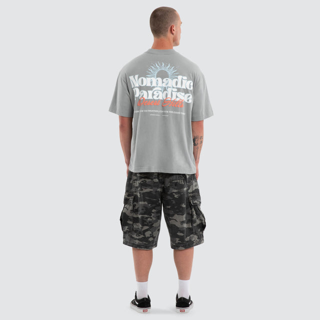 Weatherman Street Tee Neutral Grey