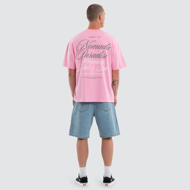 Suites Street Tee in Pink