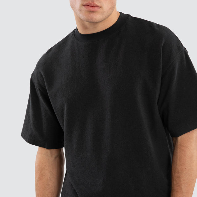 Elijah Textured Street Tee Anthracite