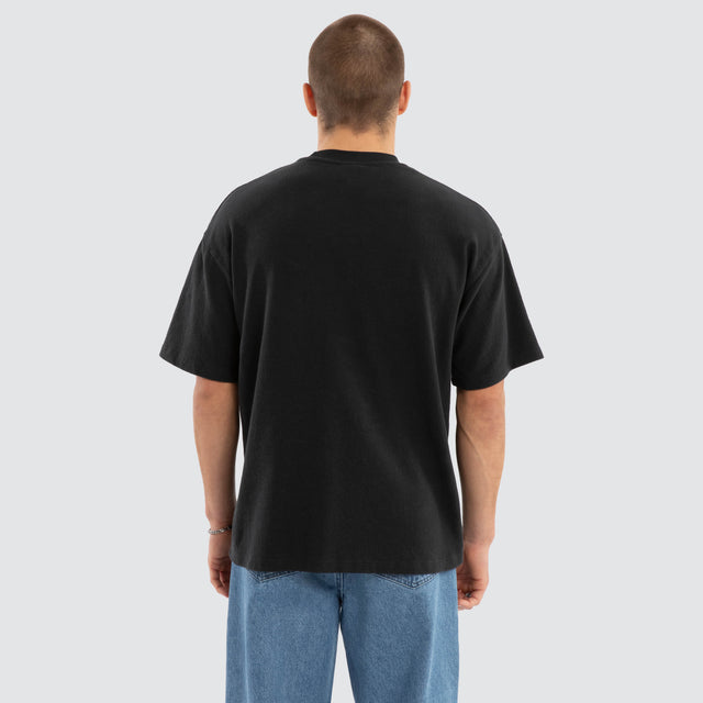 Elijah Textured Street Tee Anthracite