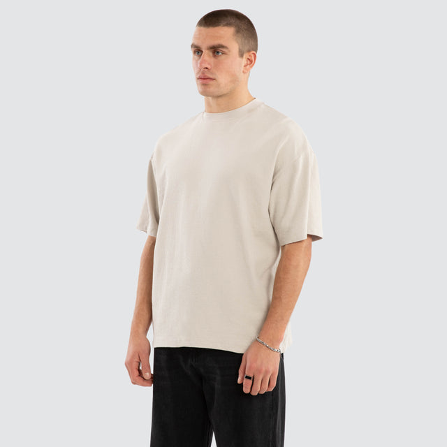 Elijah Textured Street Tee Concrete