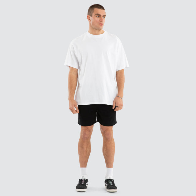 Seaside Linen Shorts Black