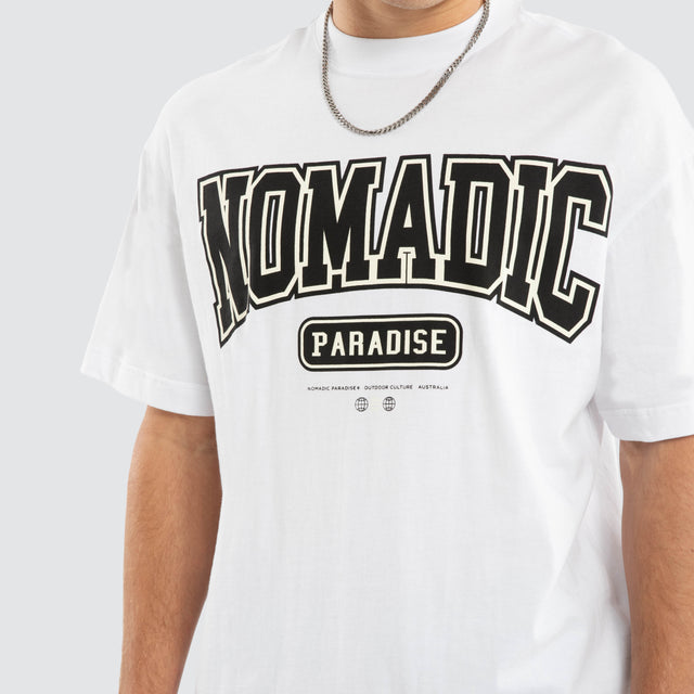 Haramosh Street Tee Optical White
